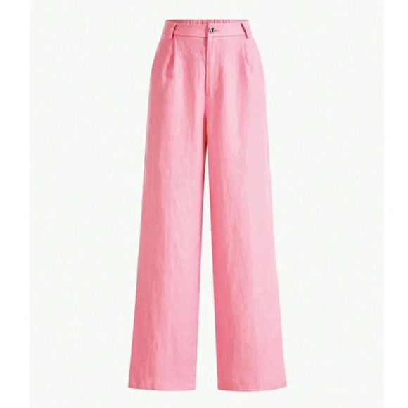 PREMIUM SOLID FOLD PLEATED STRAIGHT LEG SUIT PANTS - Picture 12 of 12